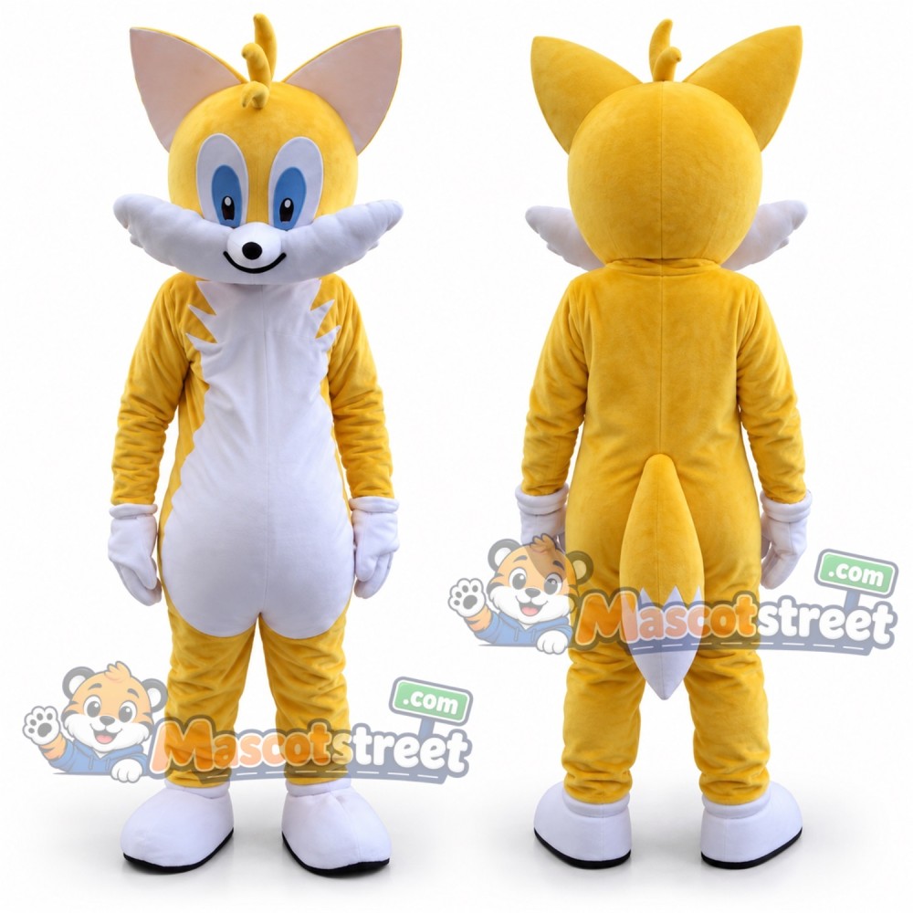 Yellow Cat Mascot Costume Yellow Cat Mascot Costume