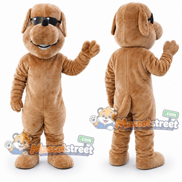 Tan Dog Mascot Costume