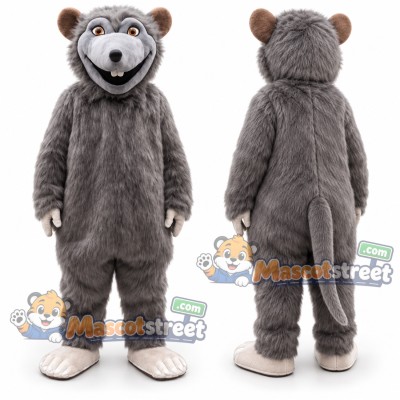 Gray Bear Mascot Costume Gray Bear Mascot Costume