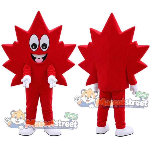 Red Maple Leaf Mascot Costume
