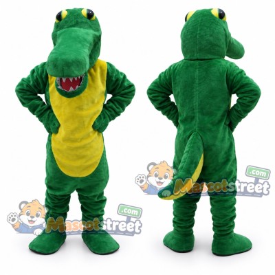 Green Crocodile Mascot Costume