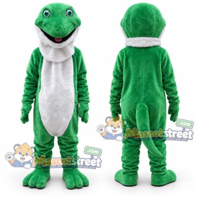 Green Reptile Mascot Costume Green Reptile Mascot Costume