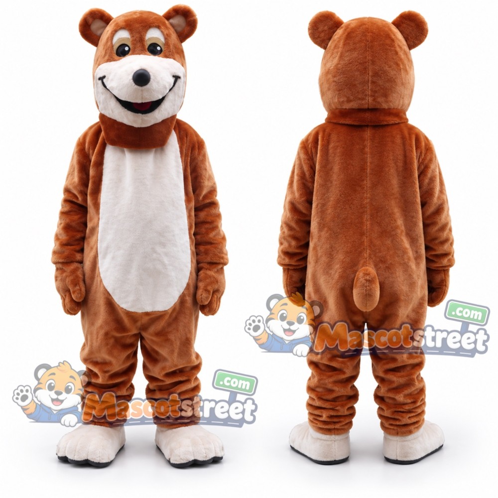 Brown Bear Mascot Costume