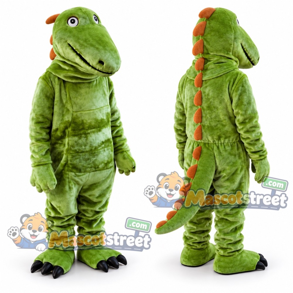 Green Lizard Mascot Costume Green Lizard Mascot Costume