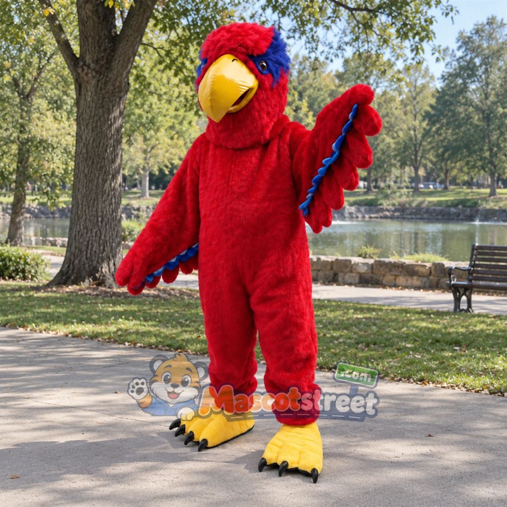 Red Bird Mascot Costume