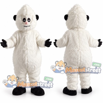 White Yeti Mascot Costume White Yeti Mascot Costume