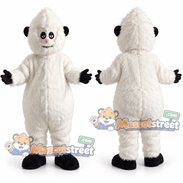 White Yeti Mascot Costume