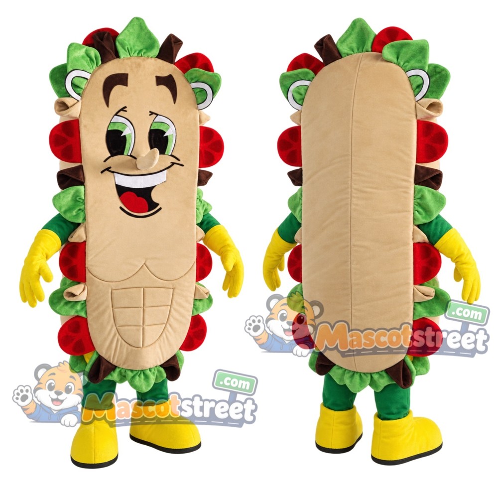 Sub Sandwich Mascot Costume