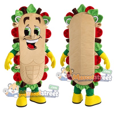 Sub Sandwich Mascot Costume