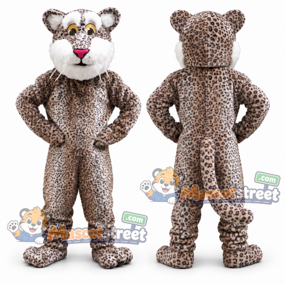 Spotted Leopard Mascot Costume Spotted Leopard Mascot Costume