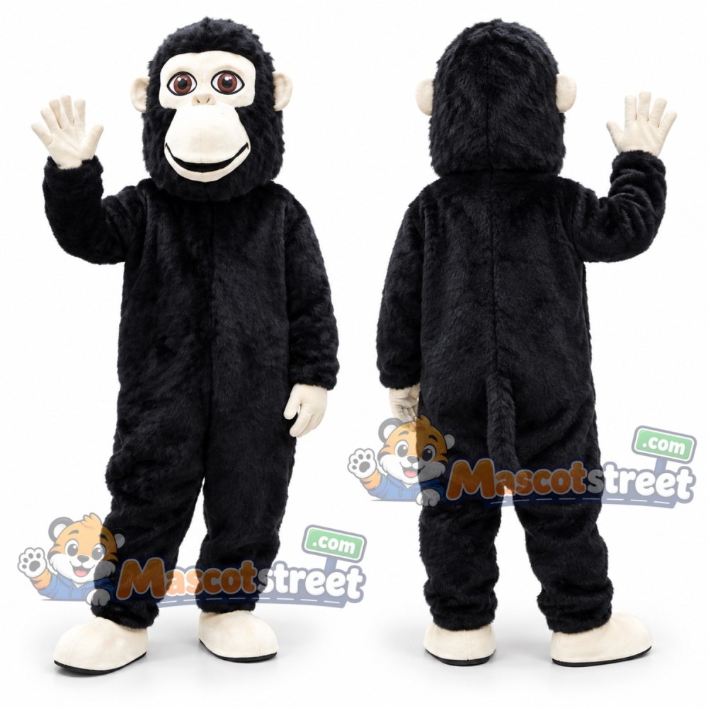 Black Gorilla Mascot Costume Black Gorilla Mascot Costume