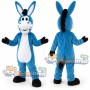 Blue Donkey Mascot Costume