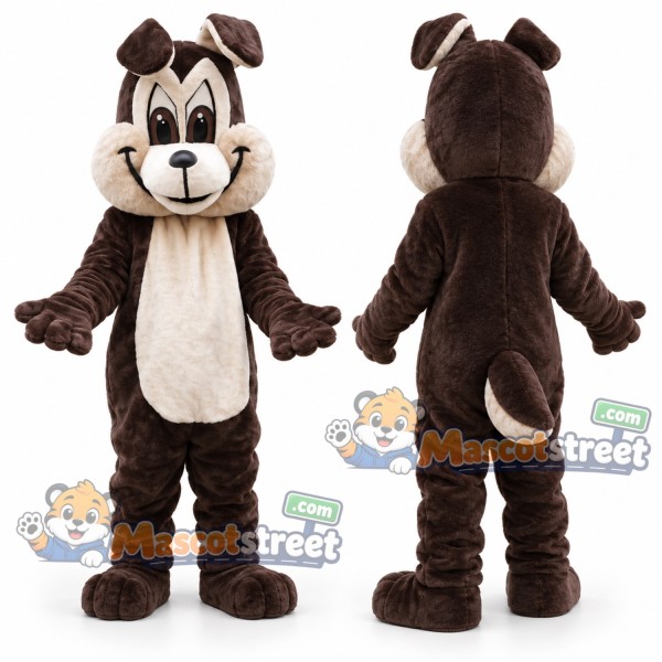 Brown Dog Mascot Costume