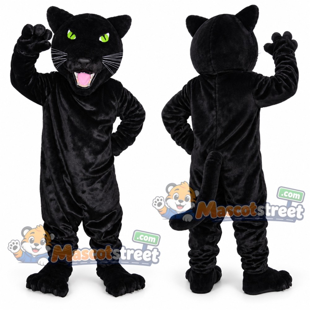 Black Panther Mascot Costume Black Panther Mascot Costume