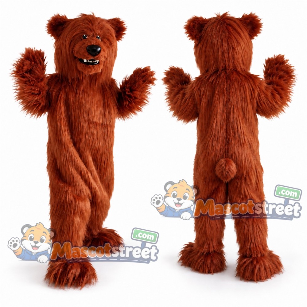 Brown Bear Mascot Costume