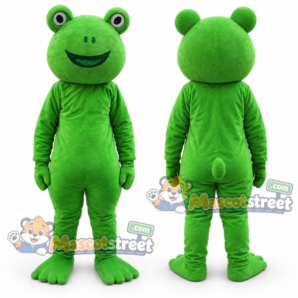 Green Frog Mascot Costume