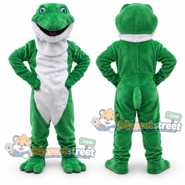 Green Reptile Mascot Costume