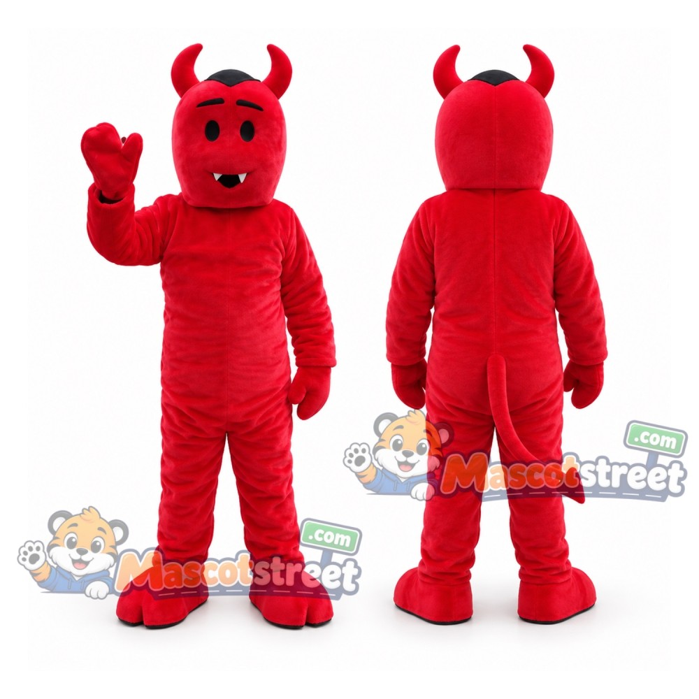 Red Devil Mascot Costume Red Devil Mascot Costume