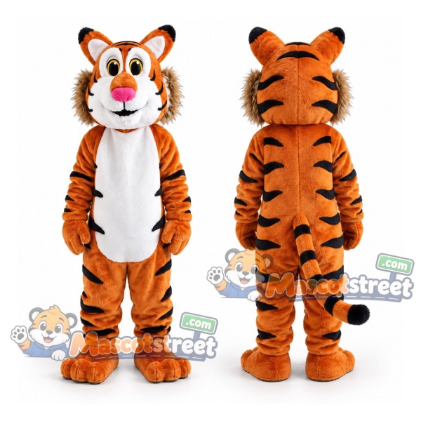 Orange Tiger Mascot Costume