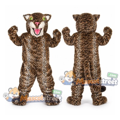 Spotted Leopard Mascot Costume Spotted Leopard Mascot Costume