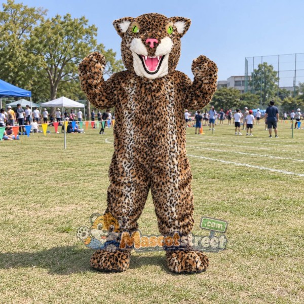 Spotted Leopard Mascot Costume