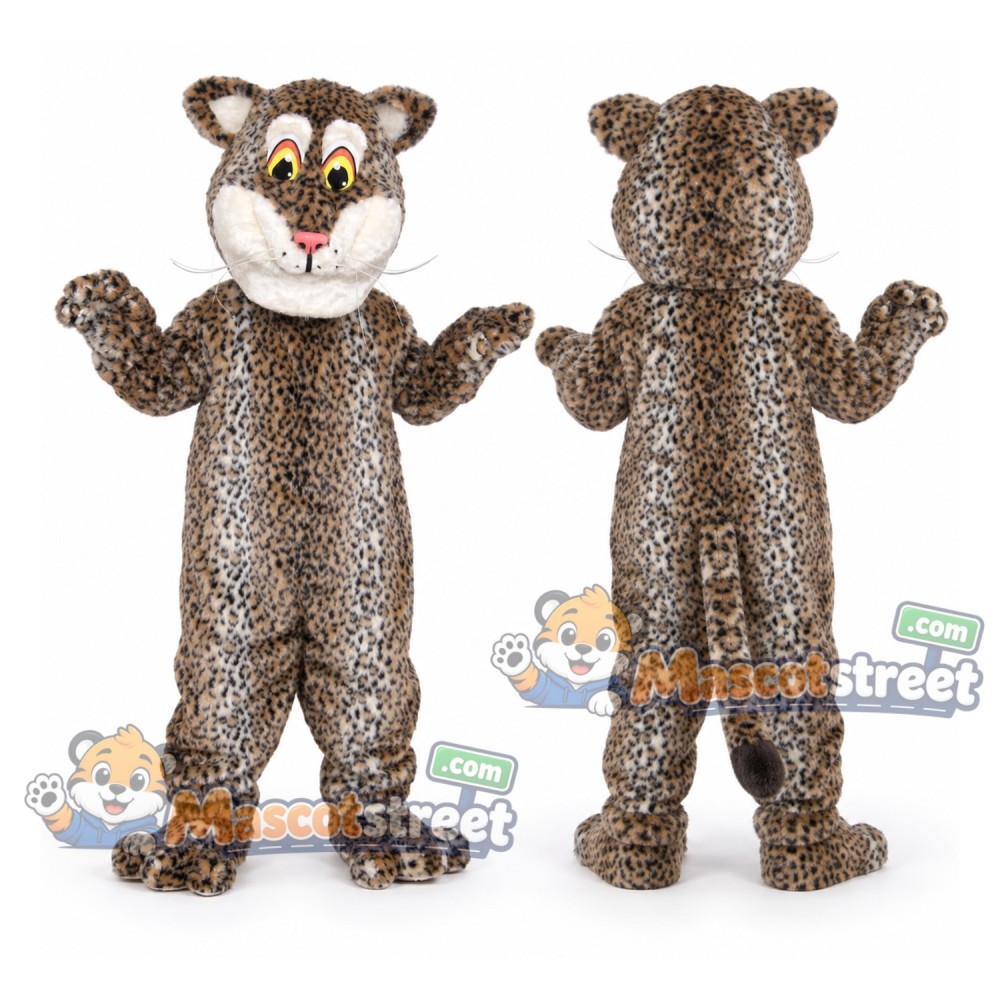 Spotted Leopard Mascot Costume Spotted Leopard Mascot Costume