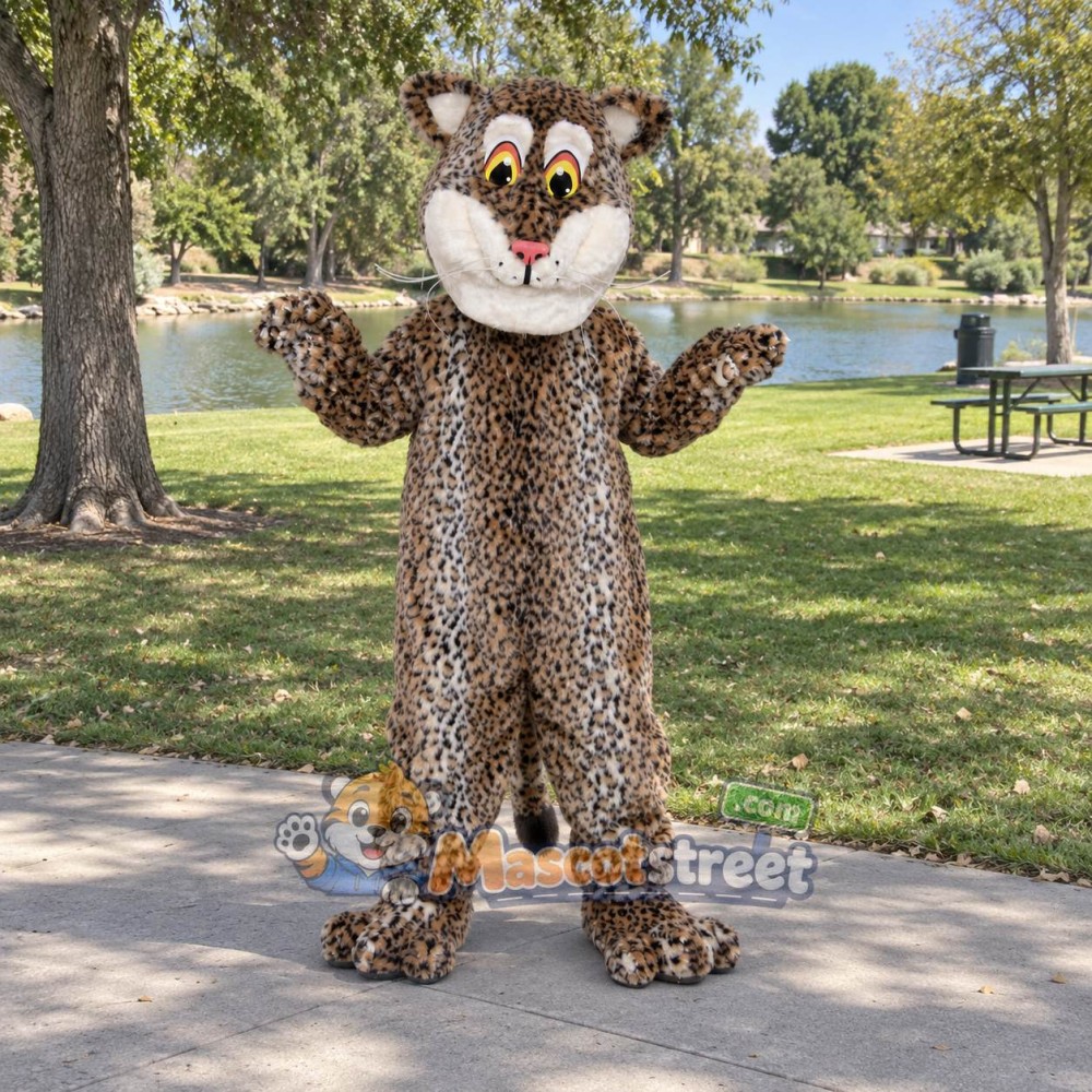 Spotted Leopard Mascot Costume