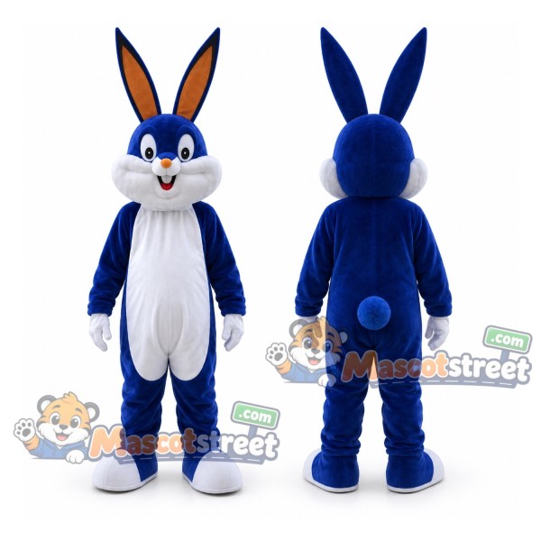 Blue Rabbit Mascot Costume
