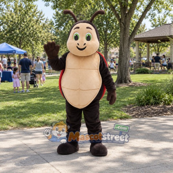 Red Ladybug Mascot Costume