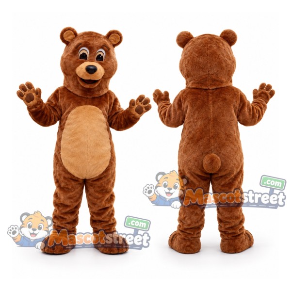 Brown Bear Mascot Costume