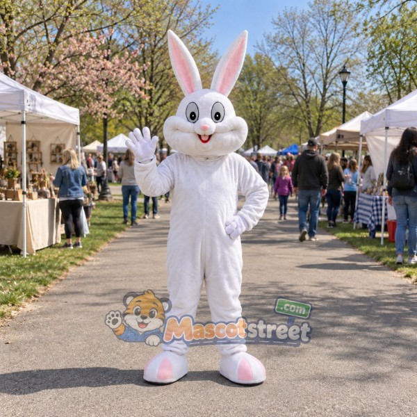 White Rabbit Mascot Costume
