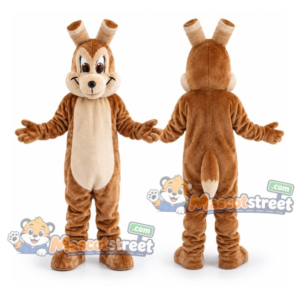 Brown Rabbit Mascot Costume