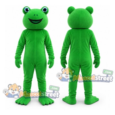 Green Frog Mascot Costume Green Frog Mascot Costume