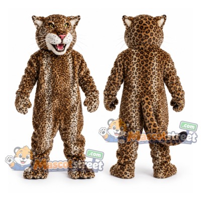 Spotted Leopard Mascot Costume Spotted Leopard Mascot Costume