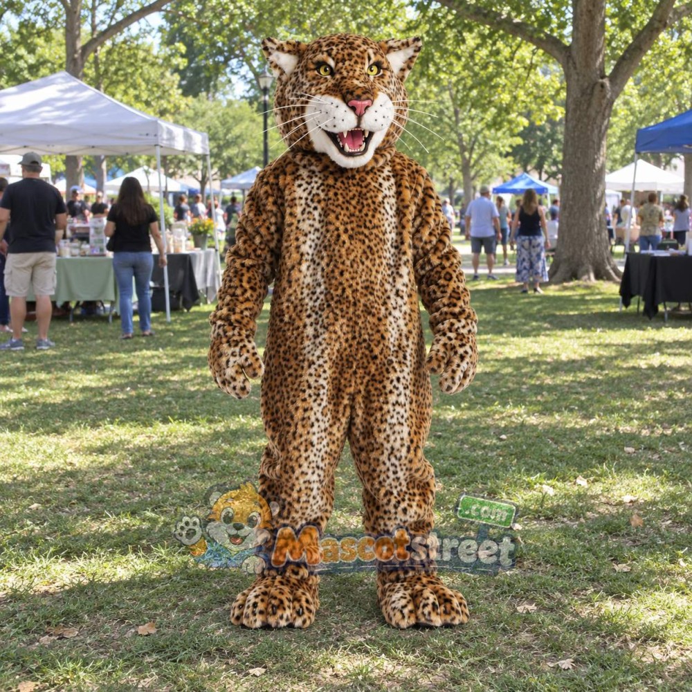 Spotted Leopard Mascot Costume