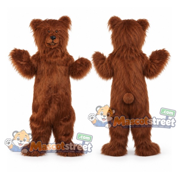 Brown Bear Mascot Costume