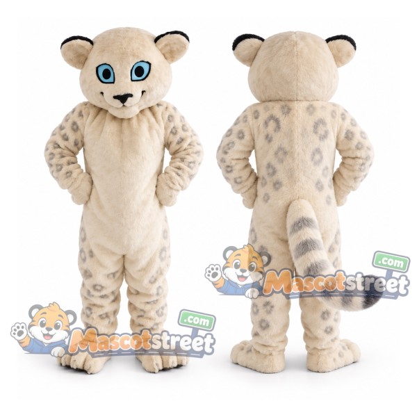 Snow Leopard Mascot Costume