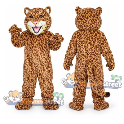 Spotted Leopard Mascot Costume Spotted Leopard Mascot Costume
