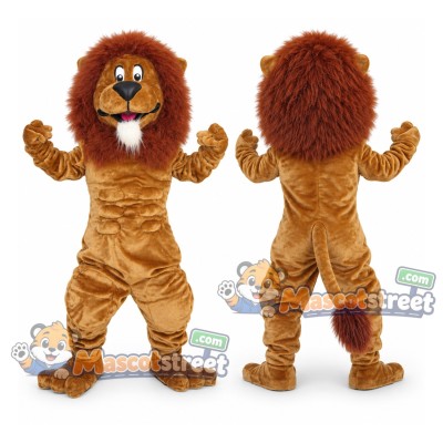 Brown Lion Mascot Costume Brown Lion Mascot Costume