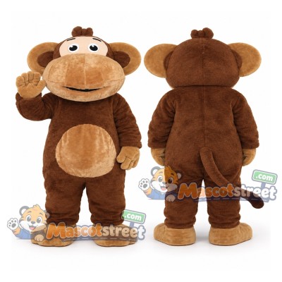 Brown Monkey Mascot Costume