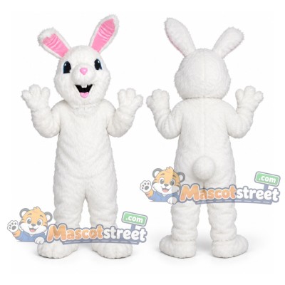 White Rabbit Mascot Costume White Rabbit Mascot Costume
