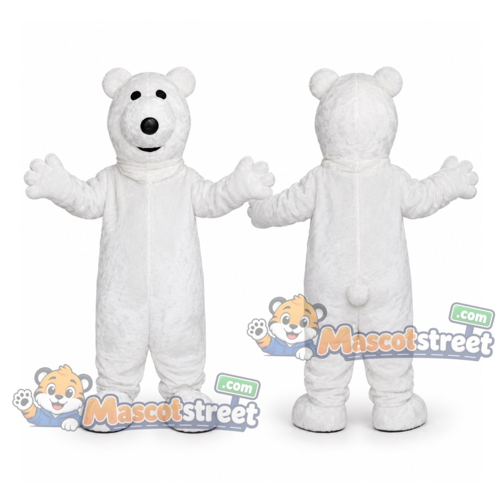 White Polar Bear Mascot Costume White Polar Bear Mascot Costume