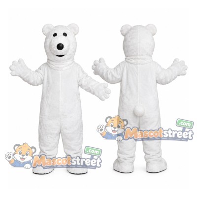 White Polar Bear Mascot Costume White Polar Bear Mascot Costume