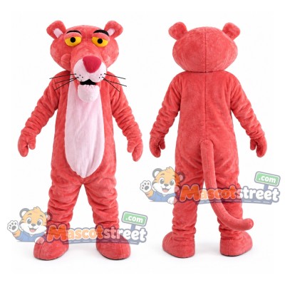 Pink Panther Mascot Costume Pink Panther Mascot Costume