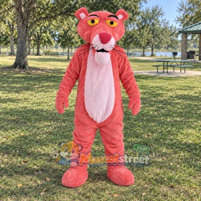 Pink Panther Mascot Costume