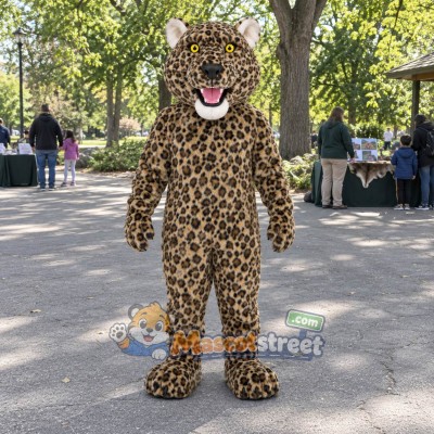 Spotted Leopard Mascot Costume