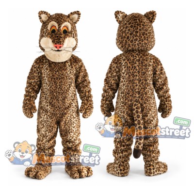 Spotted Leopard Mascot Costume Spotted Leopard Mascot Costume