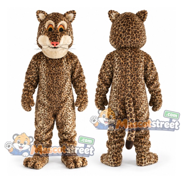 Spotted Leopard Mascot Costume