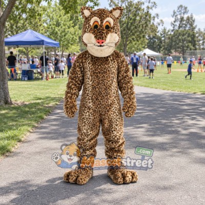 Spotted Leopard Mascot Costume Spotted Leopard Mascot Costume