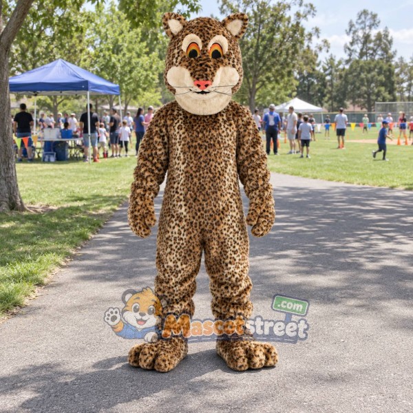 Spotted Leopard Mascot Costume